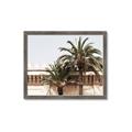 Picture of Wall with Palm Tree _GroupedProduct_Rectangle_Landscape_Photography _GroupedProduct_Rectangle_Landscape_Framed_Matted_