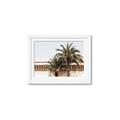 Picture of Wall with Palm Tree _GroupedProduct_Rectangle_Landscape_Photography _GroupedProduct_Rectangle_Landscape_Framed_Matted_