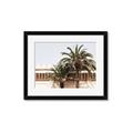 Picture of Wall with Palm Tree _GroupedProduct_Rectangle_Landscape_Photography _GroupedProduct_Rectangle_Landscape_Framed_Matted_