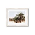 Picture of Wall with Palm Tree _GroupedProduct_Rectangle_Landscape_Photography _GroupedProduct_Rectangle_Landscape_Framed_Matted_