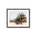 Picture of Wall with Palm Tree _GroupedProduct_Rectangle_Landscape_Photography _GroupedProduct_Rectangle_Landscape_Framed_Matted_