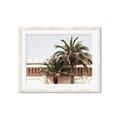 Picture of Wall with Palm Tree _GroupedProduct_Rectangle_Landscape_Photography _GroupedProduct_Rectangle_Landscape_Framed_Matted_