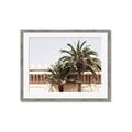 Picture of Wall with Palm Tree _GroupedProduct_Rectangle_Landscape_Photography _GroupedProduct_Rectangle_Landscape_Framed_Matted_