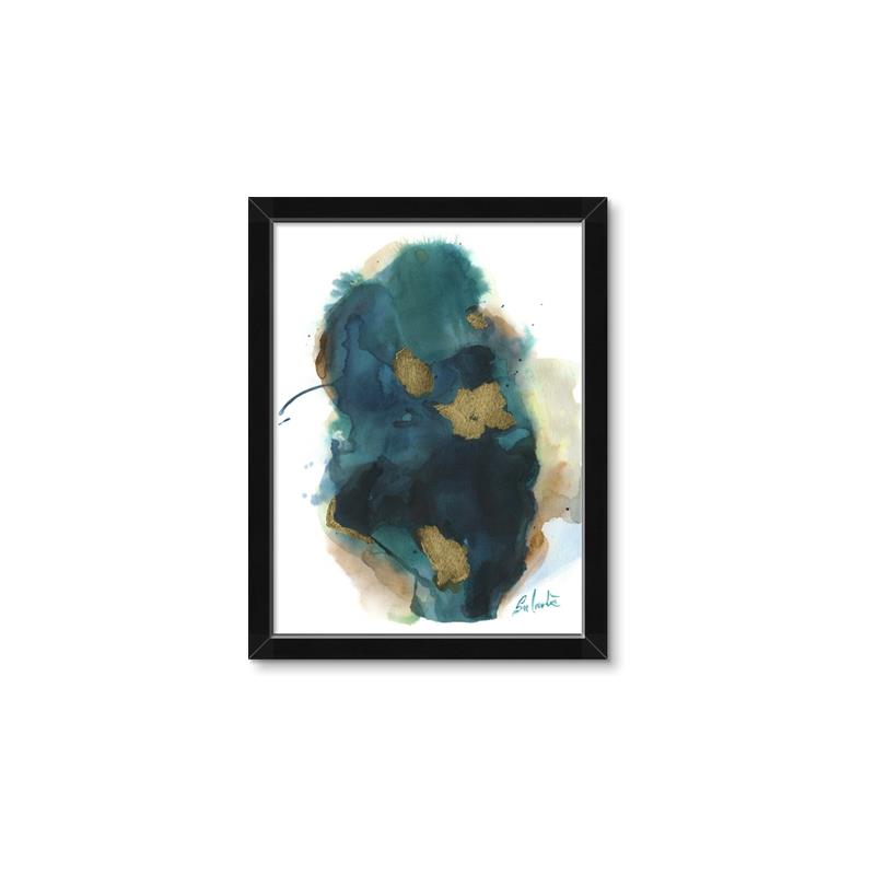 Picture of Blue & Gold Flow I  _GroupedProduct_Rectangle_Portrait_Framed_Matted_