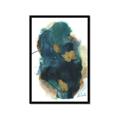 Picture of Blue & Gold Flow I  _GroupedProduct_Rectangle_Portrait_Framed_Matted_