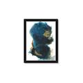 Picture of Blue & Gold Flow II _GroupedProduct_Rectangle_Portrait_Framed_Matted_