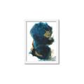 Picture of Blue & Gold Flow II _GroupedProduct_Rectangle_Portrait_Framed_Matted_