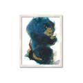 Picture of Blue & Gold Flow II _GroupedProduct_Rectangle_Portrait_Framed_Matted_