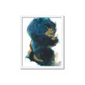 Picture of Blue & Gold Flow II _GroupedProduct_Rectangle_Portrait_Framed_Matted_