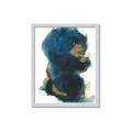 Picture of Blue & Gold Flow II _GroupedProduct_Rectangle_Portrait_Framed_Matted_