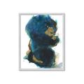 Picture of Blue & Gold Flow II _GroupedProduct_Rectangle_Portrait_Framed_Matted_