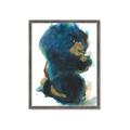 Picture of Blue & Gold Flow II _GroupedProduct_Rectangle_Portrait_Framed_Matted_