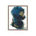 Picture of Blue & Gold Flow II _GroupedProduct_Rectangle_Portrait_Framed_Matted_