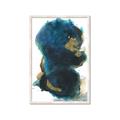 Picture of Blue & Gold Flow II _GroupedProduct_Rectangle_Portrait_Framed_Matted_