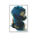 Picture of Blue & Gold Flow II _GroupedProduct_Rectangle_Portrait_Framed_Matted_