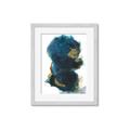 Picture of Blue & Gold Flow II _GroupedProduct_Rectangle_Portrait_Framed_Matted_