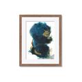 Picture of Blue & Gold Flow II _GroupedProduct_Rectangle_Portrait_Framed_Matted_