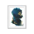 Picture of Blue & Gold Flow II _GroupedProduct_Rectangle_Portrait_Framed_Matted_