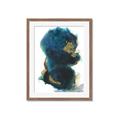 Picture of Blue & Gold Flow II _GroupedProduct_Rectangle_Portrait_Framed_Matted_