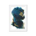 Picture of Blue & Gold Flow II _GroupedProduct_Rectangle_Portrait_Framed_Matted_