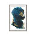 Picture of Blue & Gold Flow II _GroupedProduct_Rectangle_Portrait_Framed_Matted_