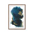 Picture of Blue & Gold Flow II _GroupedProduct_Rectangle_Portrait_Framed_Matted_