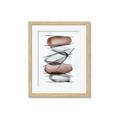Picture of Stacking Rocks I _GroupedProduct_Rectangle_Portrait_Framed_Matted_