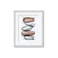 Picture of Stacking Rocks I _GroupedProduct_Rectangle_Portrait_Framed_Matted_