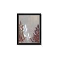 Picture of Brown And White Leaves I _GroupedProduct_Rectangle_Portrait_Framed_Matted_