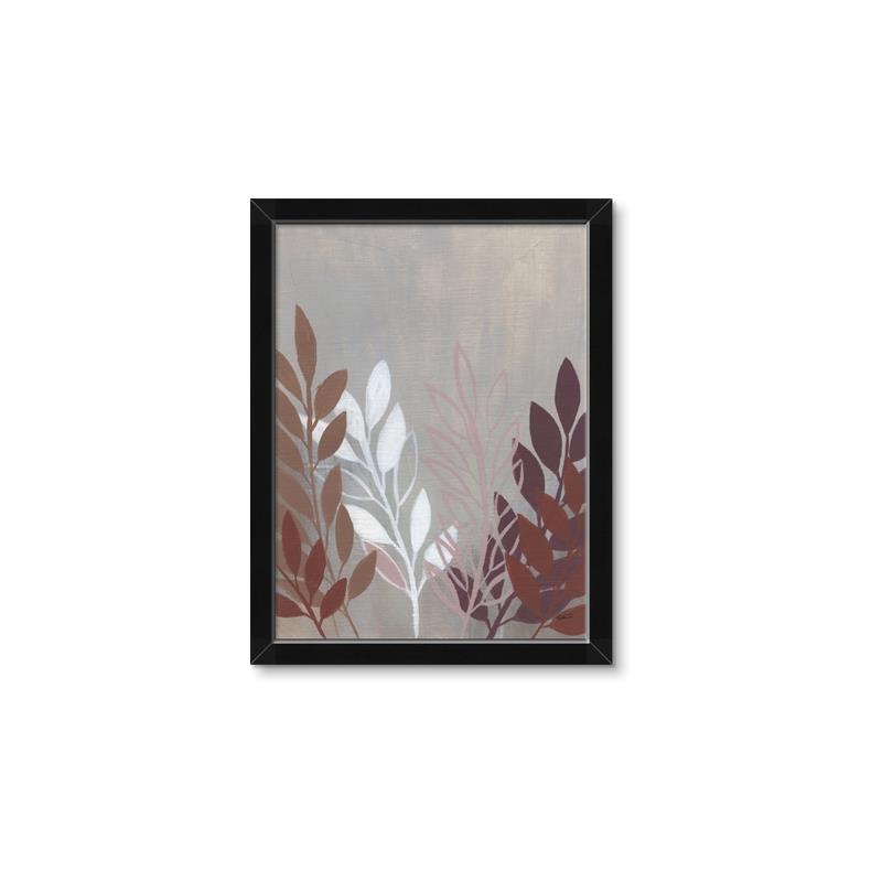Picture of Brown And White Leaves I _GroupedProduct_Rectangle_Portrait_Framed_Matted_