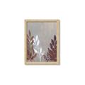 Picture of Brown And White Leaves I _GroupedProduct_Rectangle_Portrait_Framed_Matted_