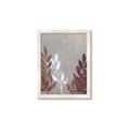 Picture of Brown And White Leaves I _GroupedProduct_Rectangle_Portrait_Framed_Matted_