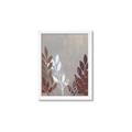 Picture of Brown And White Leaves I _GroupedProduct_Rectangle_Portrait_Framed_Matted_