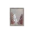 Picture of Brown And White Leaves I _GroupedProduct_Rectangle_Portrait_Framed_Matted_