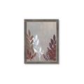 Picture of Brown And White Leaves I _GroupedProduct_Rectangle_Portrait_Framed_Matted_