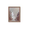 Picture of Brown And White Leaves I _GroupedProduct_Rectangle_Portrait_Framed_Matted_