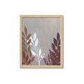 Picture of Brown And White Leaves I _GroupedProduct_Rectangle_Portrait_Framed_Matted_