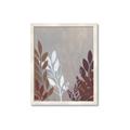 Picture of Brown And White Leaves I _GroupedProduct_Rectangle_Portrait_Framed_Matted_