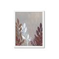 Picture of Brown And White Leaves I _GroupedProduct_Rectangle_Portrait_Framed_Matted_