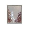 Picture of Brown And White Leaves I _GroupedProduct_Rectangle_Portrait_Framed_Matted_