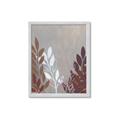 Picture of Brown And White Leaves I _GroupedProduct_Rectangle_Portrait_Framed_Matted_