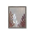 Picture of Brown And White Leaves I _GroupedProduct_Rectangle_Portrait_Framed_Matted_