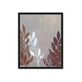 Picture of Brown And White Leaves I _GroupedProduct_Rectangle_Portrait_Framed_Matted_