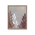 Picture of Brown And White Leaves I _GroupedProduct_Rectangle_Portrait_Framed_Matted_