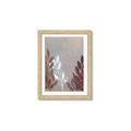Picture of Brown And White Leaves I _GroupedProduct_Rectangle_Portrait_Framed_Matted_