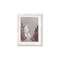 Picture of Brown And White Leaves I _GroupedProduct_Rectangle_Portrait_Framed_Matted_
