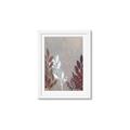 Picture of Brown And White Leaves I _GroupedProduct_Rectangle_Portrait_Framed_Matted_