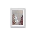 Picture of Brown And White Leaves I _GroupedProduct_Rectangle_Portrait_Framed_Matted_