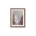 Picture of Brown And White Leaves I _GroupedProduct_Rectangle_Portrait_Framed_Matted_