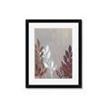 Picture of Brown And White Leaves I _GroupedProduct_Rectangle_Portrait_Framed_Matted_